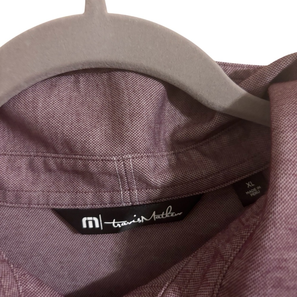 Travis Mathew Purple Polo Shirt Men’s‎ XL - Picture 4 of 8